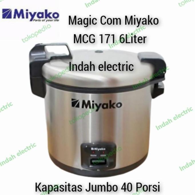 Magic Com MIYAKO MCG -171 6 Liter / Rice Cooker Miyako 6 Liter