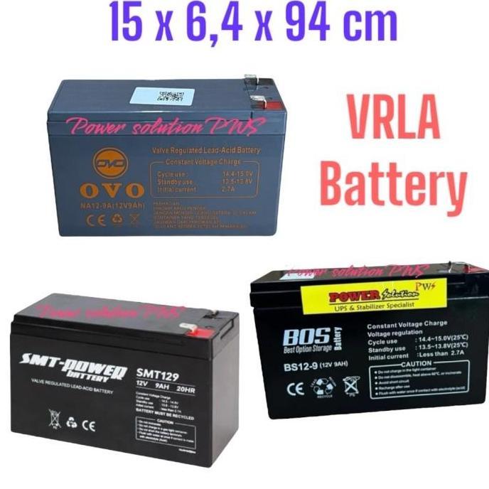 Baterai UPS APC 800 900 950 1100 1200 Battery Compatible For UPS APC 12V 9A