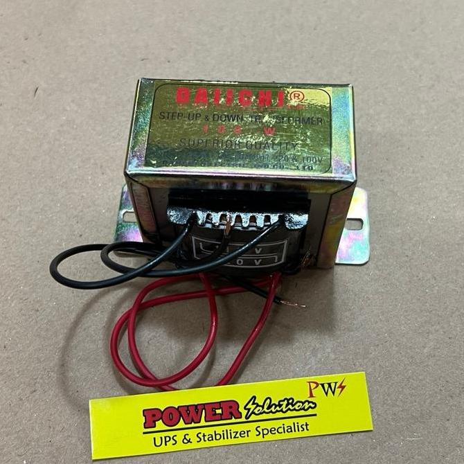 not avr / stabilizer. Trafo Daiichi Alat Perubah / Travo Konverter Voltase listrik 220 ke 110 atau 1