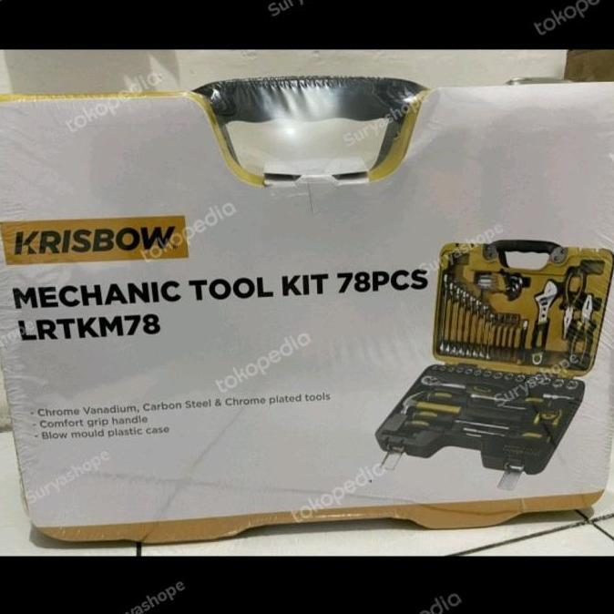 ToolKit Box Set Tool Kit ORIGINAL Krisbow Kotak Perkakas Mekanik
