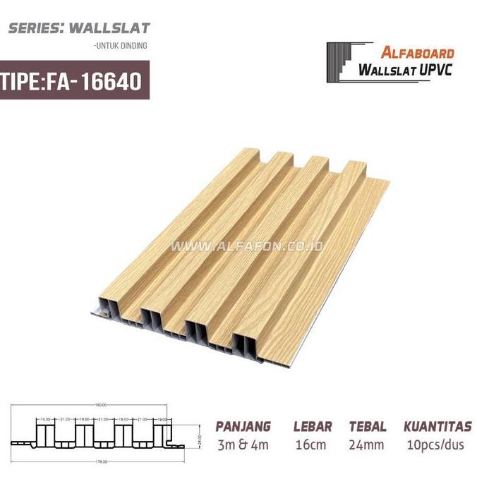 wallpanel WPC motif kayu wallpanel dinding WPC dinding Golden