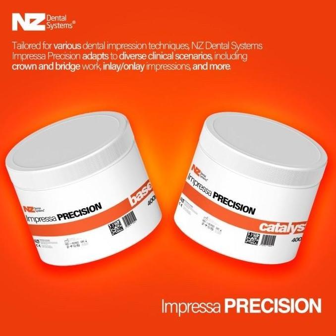 Bahan Cetak Double Impression Putty Elastomer Silicone | Nz Dental Systems Impressa Precision Kualit