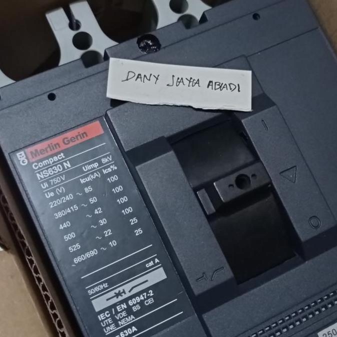 Murah mccb merlin gerin NS630N 3P 630A 50KA NS630 N Non COD