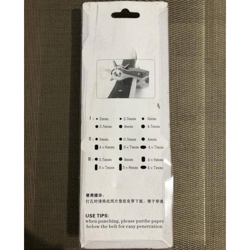 Tang Plong Sabuk / Pelubang Kulit Ikat Pinggang