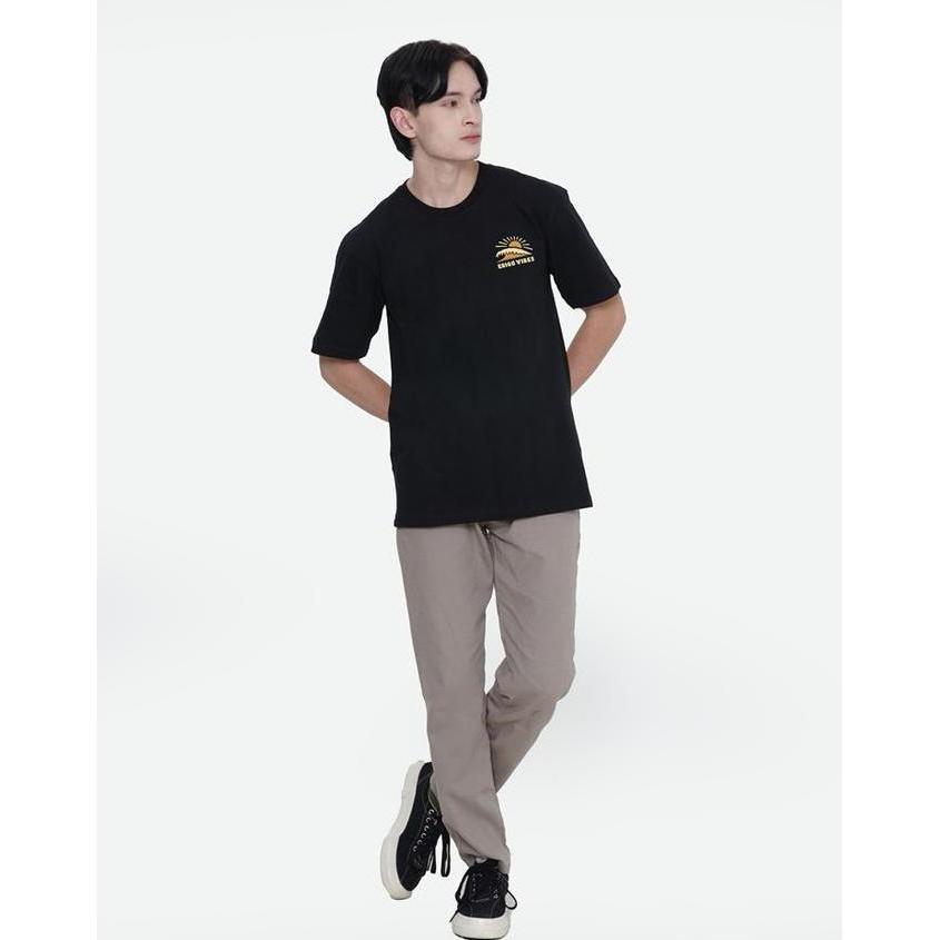 Erigo T-Shirt Vibes Black - Kaos Hitam Prianita