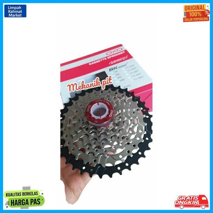 Exclusive Sproket 7 Speed Cassete 11-34T , 11-36T Oxo Megarange Model Slob