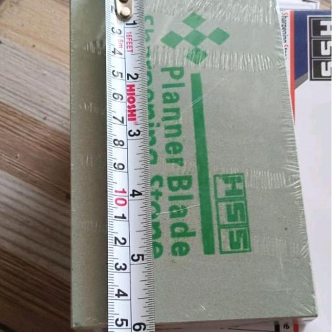 Batu asah HSS mata pisau ketam TCT planer blade 6 inch 15 x 9 x 2 cm