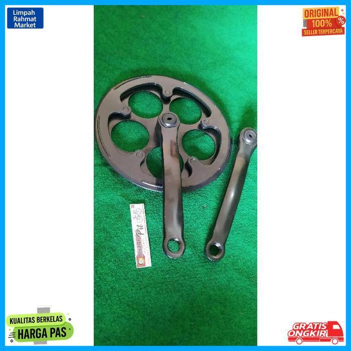 New Crank Gigi Susun Sepeda  Single 44T Gir Depan Sepeda Crank 44T  Arm 165Mm Sepeda Fixie, Seli, Mi