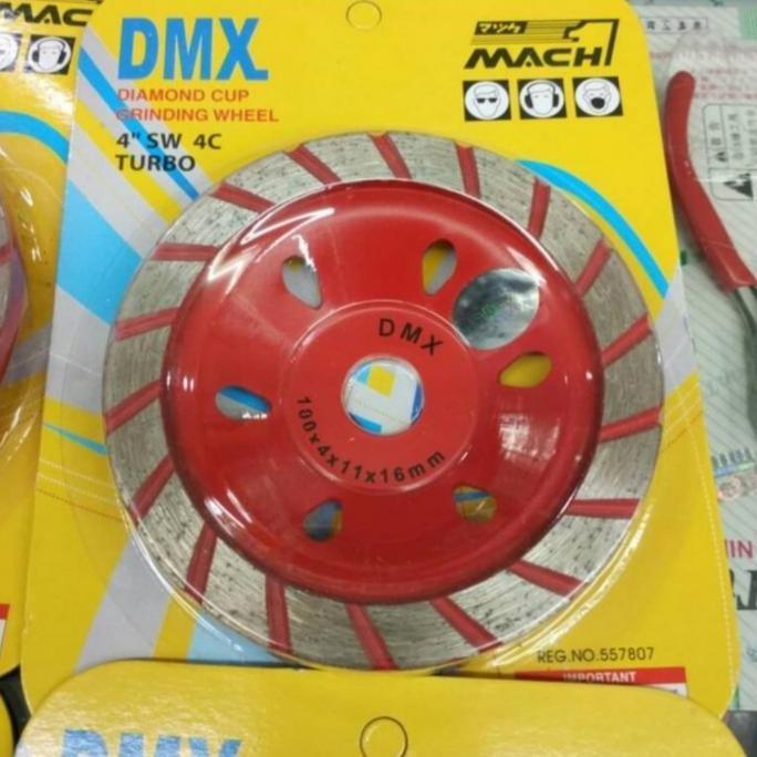 Diamond Cup Wheel DMX 4"/Mata Gerinda Poles Beton