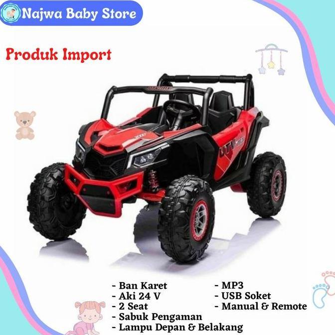Mainan Anak Mobil Aki Jeep Import/Mobil mobilan/Mobil Remot NJ-KT389