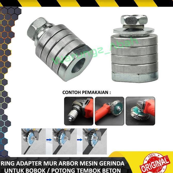 RING MUR ADAPTER ADAPTOR KONVERTER CONVERTER WALL CHASER GROOVING ARBOR MESIN GERINDA GURINDA GRINDA