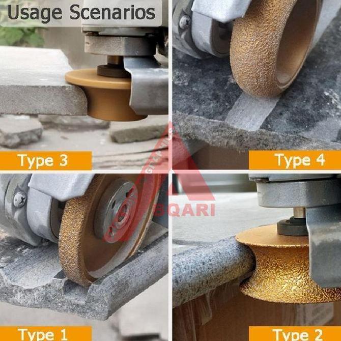 mata profil granit / mata gerinda bullnose / Diamond Grinding Wheel