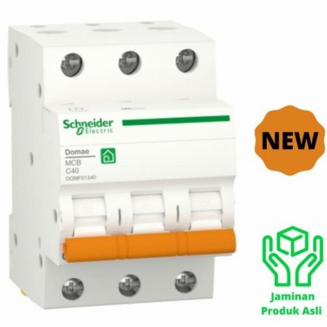 MCB Schneider 3 Phase 40 Ampere / MCB 3P 40A Schneider / MCB 3 P 40 A