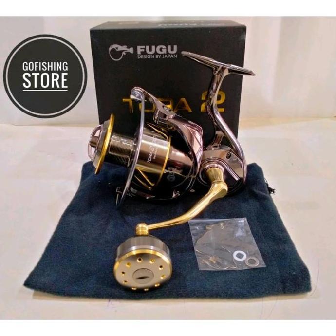 Reel Fugu Tora 2 3 SW dan Tora Pro 1000 - 2000 - 3000 - 4000 - 6000 Metal
