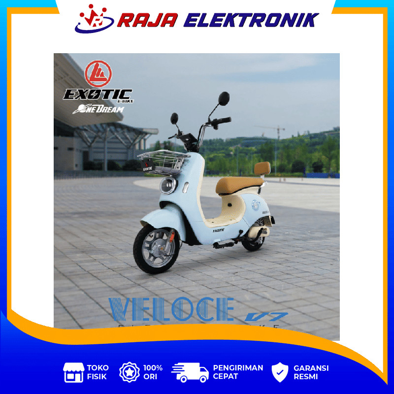 EXOTIC SEPEDA LISTRIK VELOCE V7 - SEPEDA LISTRIK