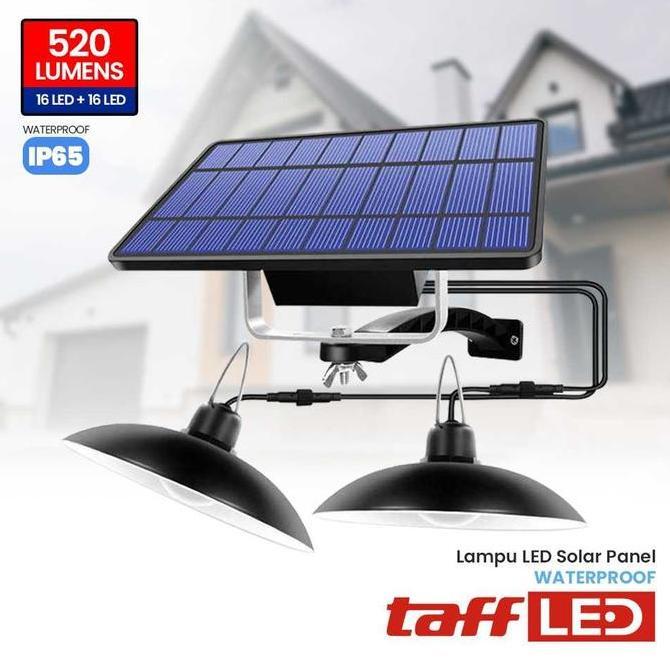 LAMPU TENAGA SURYA SOLAR CELL SOLAR PANEL SENSOR CAHAYA TAMAN RUMAH