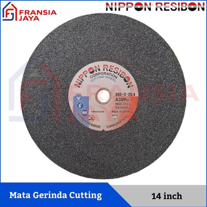 Nippon Resibon Batu Gerinda Potong 14 inch Setara WD