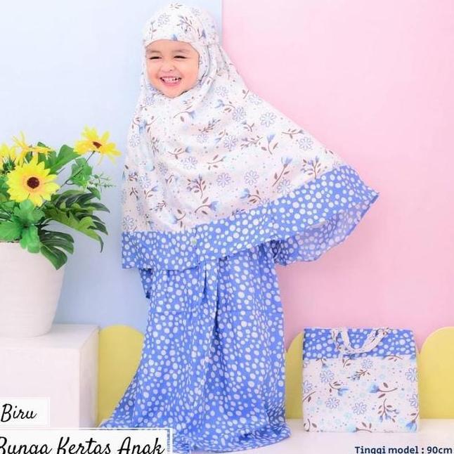 Mukena Anak 1 2 3 4 5 6 7 Tahun Bahan Adem Rayon