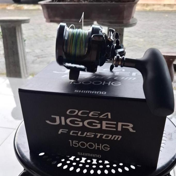 Shimano Ocea Jigger F Custom 1500HG handle kanan