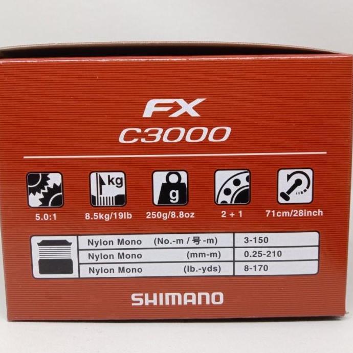 Gulungan Pancing Laut Shimano FX C3000 New Product 2019 Rill Rel Reel