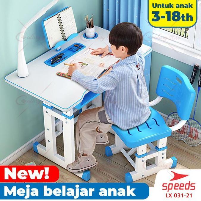 PROMO DISKON - Meja Belajar Anak Meja Kursi Belajar Meja Tulis Portable SPEEDS 031-21