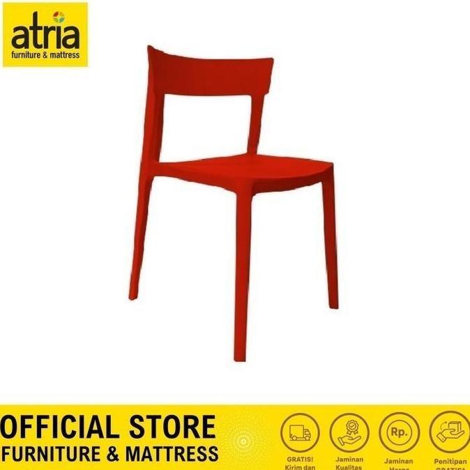PROMO DISKON - Atria Kursi Cafe Kursi Cantik Kursi Plastik PP Atria Danish