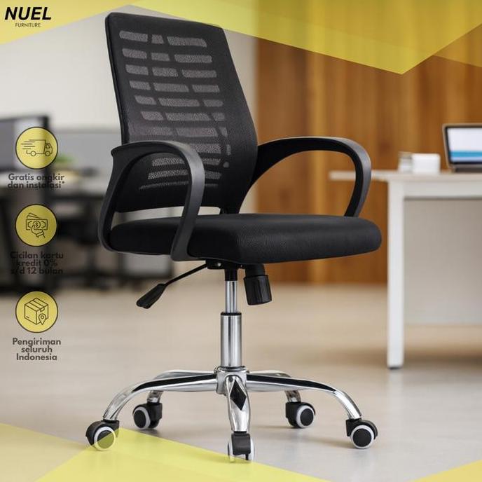 NUEL kursi kantor,kursi jaring,kursi staff,kursi kantor jaring