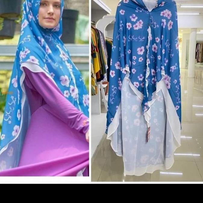 Khimar sisesa sale blue, merah, hitam Terlaris