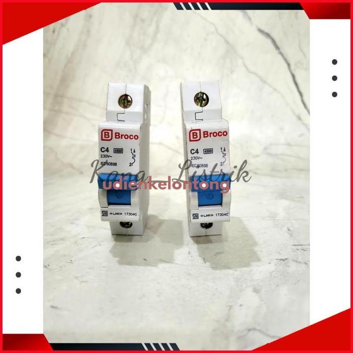 VE29 MCB Broco 1Phase 4A / Broco Mcb 4A Termurah