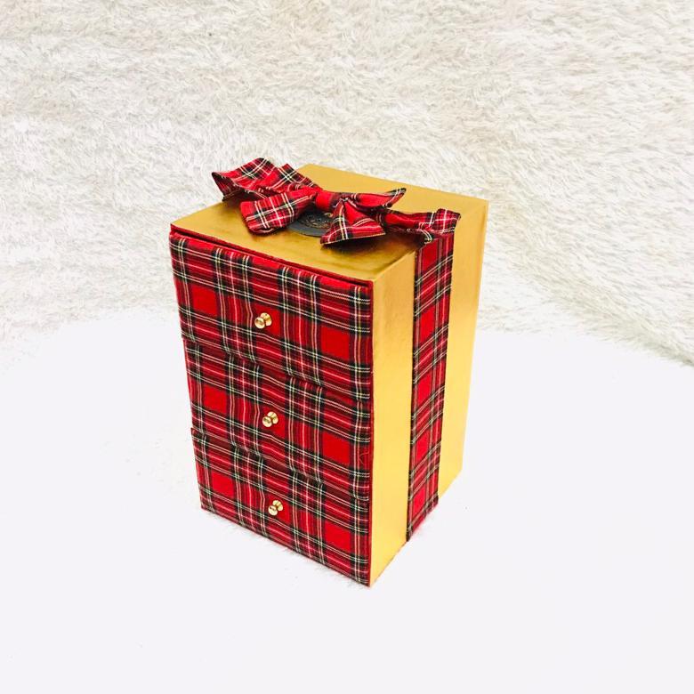Laci tenteng tartan 3 / box natal / hampers natal
