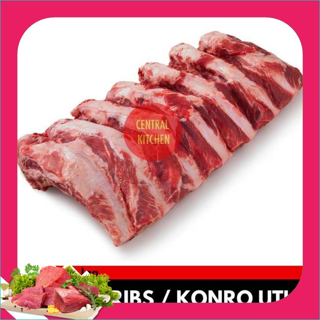 Iga Konro Sapi / Back Ribs /Daging Iga Sapi Bentuk Utuh,Potongan Kecil Samaeday