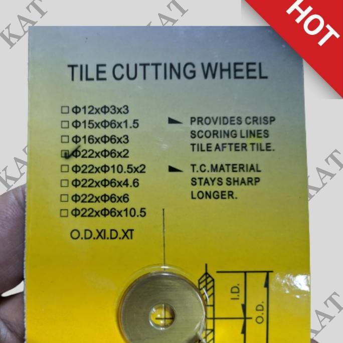 MATA PISAU POTONG KERAMIK GRANIT MANUAL MULLER / TILE CUTTING WHEEL