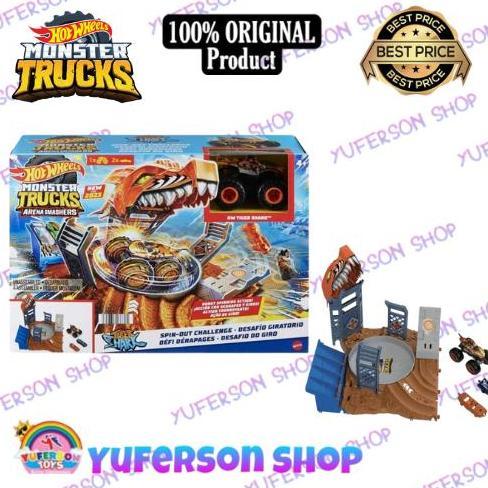 Hot Wheels Hotwheels Monster Trucks Arena Smashers Spin Out Challenge