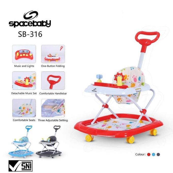 BABY WALKER SPACE BABY SB-316 BY PACIFIC