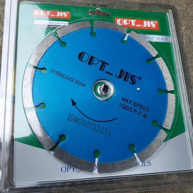 Mata gerinda potong keramik granit 6 inch merk OPT