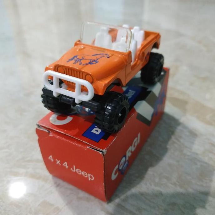 Corgi Jeep no Hotwheels made in England great Britain Antik 1985 VHTF