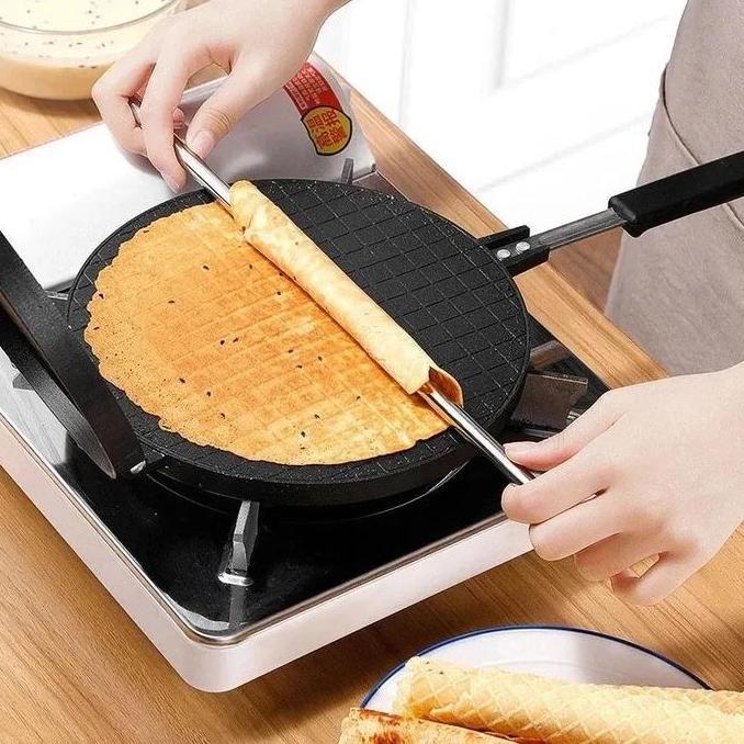 CETAKAN KUE SEMPRONG Anti lengket panci egg roll marble teflon bagus