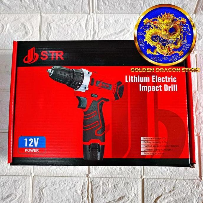 MESIN BOR LISTRIK 12V KECEPATAN GANDA IMPACT