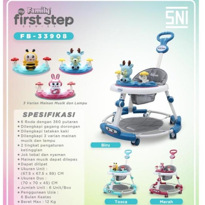 SPACE BABY WALKER KURSI BELAJAR JALAN ANAK SB 316/FAMILY BABY WALKER