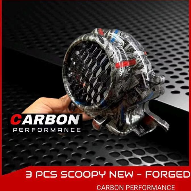 PAKET CARBON SCOOPY NEW CARBON FORGED 3 PCS 2021-2024 / paket Paket carbon forged scoopy new 2021-20