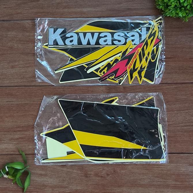 STIKER BODI LIS BODY STRIPING NINJA RR 2012 KUNING