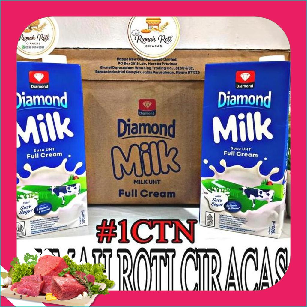 Susu Uht Full Cream 1 Ctn Milk Cair 1 Liter Fc