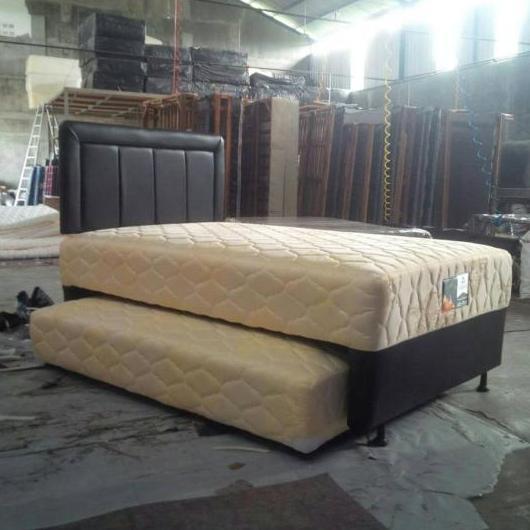 Promo Hanya Divan Bawah saja Kasur Spring bed Galaxy 120x200 2 in 1 Diskon