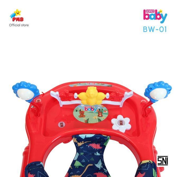 BABY WALKER  MURAH  ADA MUSIK BW 01  IORA  PMB Toys//APOLO ANAK MURAH/ALAT BANTU BERJALAN BAYI