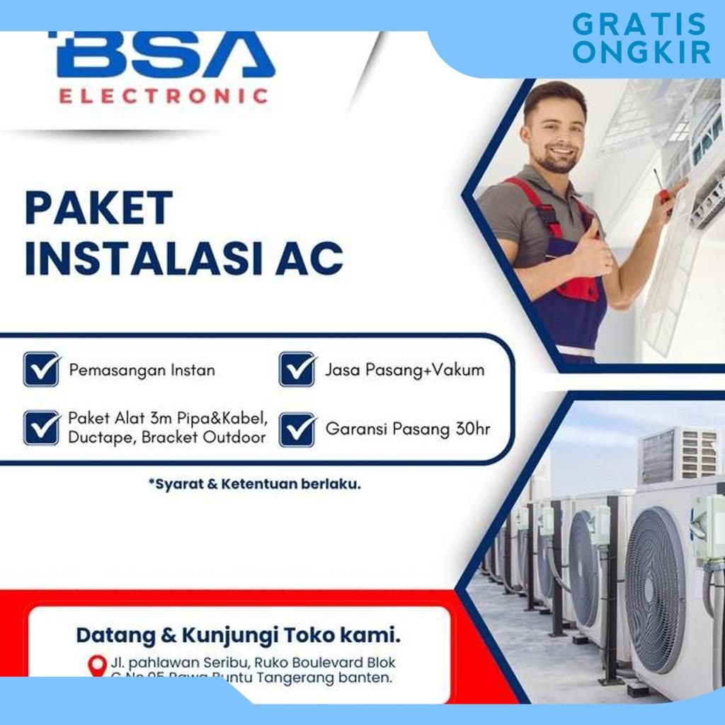Instalasi Ac Paket Pasang Ac + Alat Pasang 3 Meter