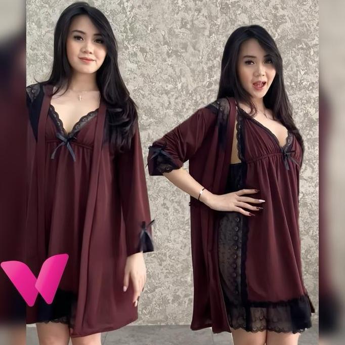 Promo WILDNOD - Benita S - 7XL (LD 70-160cm) nightdress & kimono Diskon