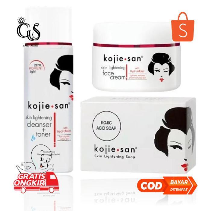 ter-46 [PROMO Murah] Paket Kojie San Lightening Isi 3 Original