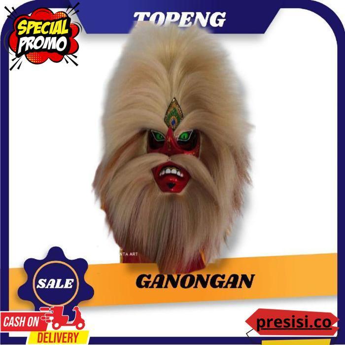 Topeng Ganongan Topeng Bujang Ganong Ponorogo Jambul Tinggi [Br 1111]