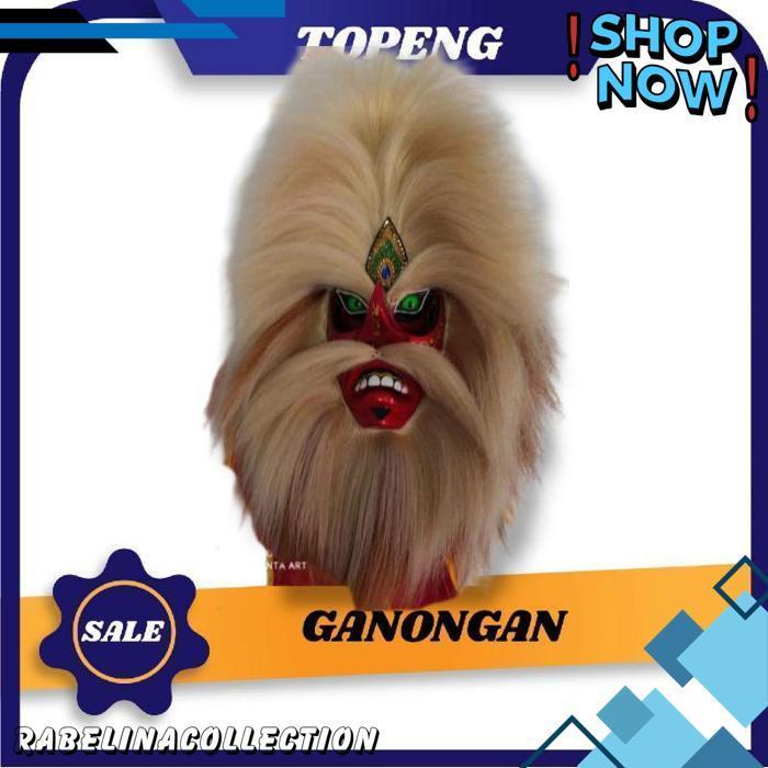 Topeng Ganongan Topeng Bujang Ganong Ponorogo Jambul Tinggi [Br 1111]