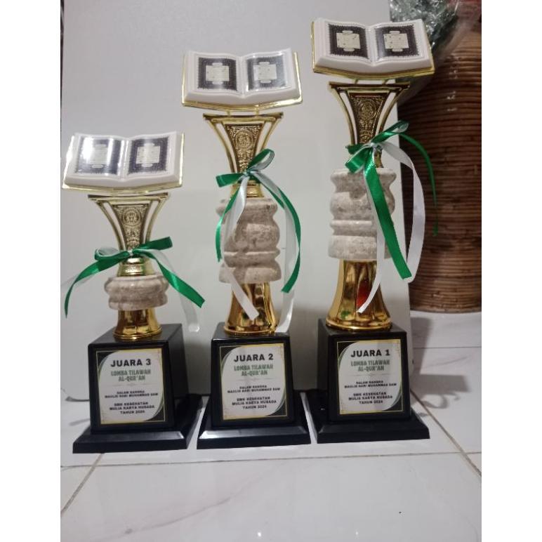 Piala/Trophy Al Qur'an Juara 123 Marmer